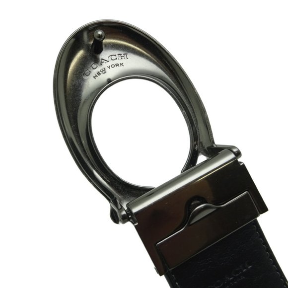Coach $198 CUT-TO-SIZE REVERSIBLE SIGNATURE BELT - Picture 5 of 8